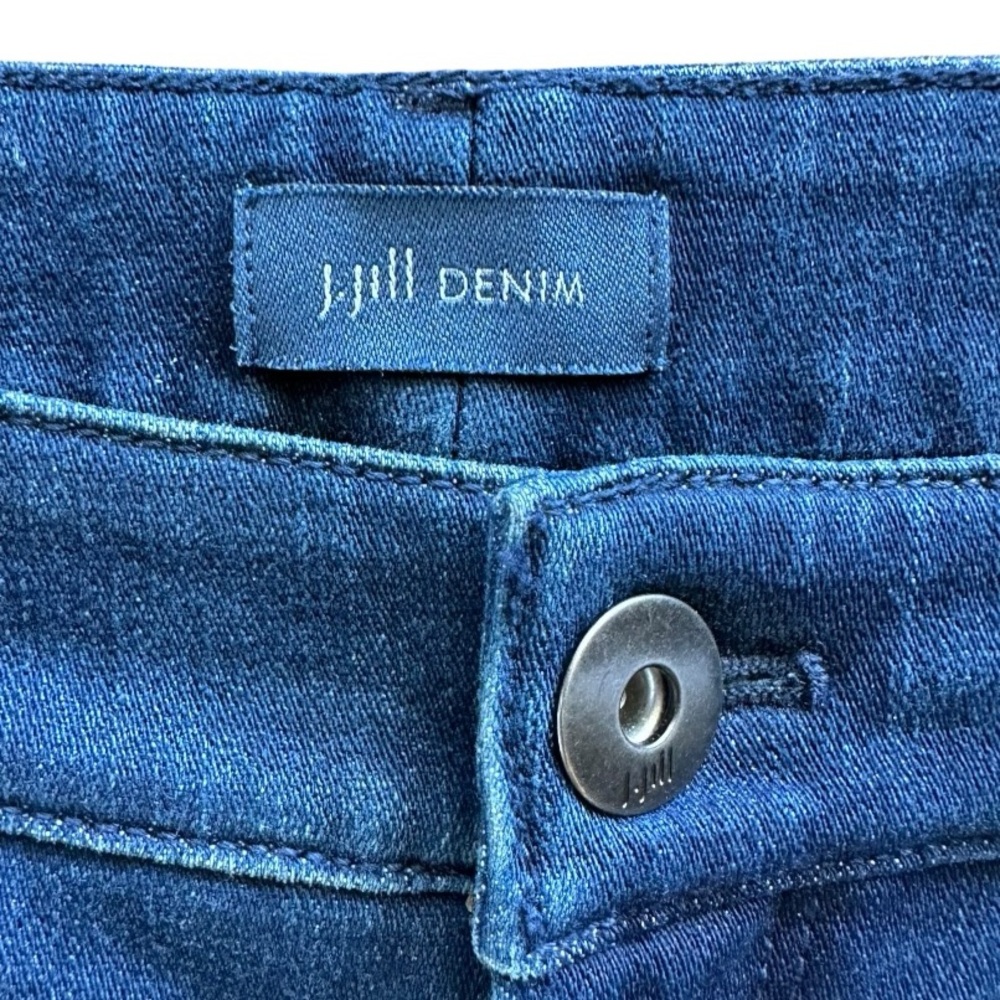 J.Jill Premium Flex High Rise Denim Leggings Size 12 - Picture 5 of 16